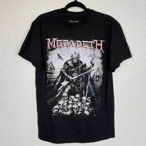 Megadeath Shirt Mens Medium Crush the World Tour 2023 Official Merch Graphic Tee